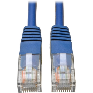 Picture of Tripp Lite Cat5e 350 MHz Molded UTP Patch Cable (RJ45 M/M), Blue, 12 ft.