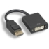 Picture of Axiom DisplayPort Male to DVI-I Dual Link Female Adapter (Black) - DPMDVIFK-AX