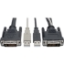 Picture of Tripp Lite DVI to USB-A Dual KVM Cable Kit 2x Male 2x Male 1080p @60Hz 10ft