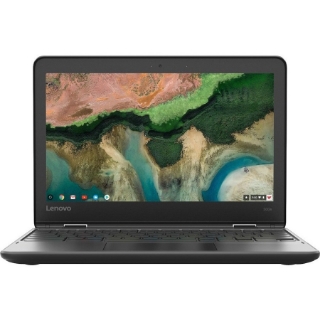 Picture of Lenovo 300e Chromebook 2nd Gen 81MB007XUS 11.6" Touchscreen Chromebook - HD - 1366 x 768 - Intel Celeron N4120 Quad-core (4 Core) 1.10 GHz - 4 GB Total RAM - 32 GB Flash Memory - Black