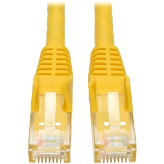 Picture of Tripp Lite 14ft Cat6 Gigabit Snagless Molded Patch Cable RJ45 M/M Yellow 14'