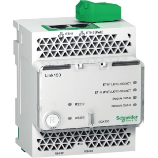 Picture of Schneider Electric Link 150 - ethernet gateway - 2 Ethernetport - 24 V DC and PoE