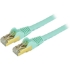 Picture of StarTech.com 20ft CAT6a Ethernet Cable - 10 Gigabit Category 6a Shielded Snagless 100W PoE Patch Cord - 10GbE Aqua UL Certified Wiring/TIA