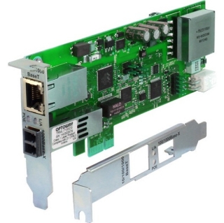 Picture of Transition Networks PCIe Gigabit Ethernet Fiber Network Interface Card with PoE+