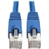 Picture of Tripp Lite Cat6a Ethernet Cable 10G STP Snagless Shielded PoE M/M Blue 8ft