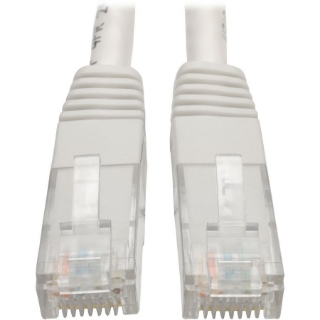 Picture of Tripp Lite 3ft Cat6 Gigabit Molded Patch Cable RJ45 M/M 550MHz 24 AWG White 3'