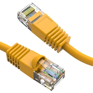 Picture of Axiom 6FT CAT6 UTP 550mhz Patch Cable Snagless Molded Boot (Yellow)