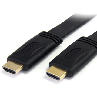 Picture of StarTech.com 15 ft Flat High Speed HDMI Cable with Ethernet - Ultra HD 4k x 2k HDMI Cable - HDMI to HDMI M/M