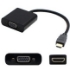 Picture of HP H4F02AA#ABA Compatible HDMI 1.3 Male to VGA Female Black Active Adapter For Resolution Up to 1920x1200 (WUXGA)