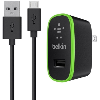 Picture of Belkin Universal Home Charger with Micro USB ChargeSync Cable (12 Watt/ 2.4 Amp)