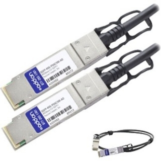 Picture of AddOn MSA and TAA Compliant 40GBase-CU QSFP+ to QSFP+ Direct Attach Cable (Passive Twinax, 3m)