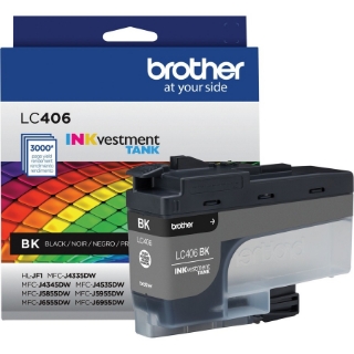 Picture of Brother INKvestment LC406BK Original Ink Cartridge - Single Pack - Black