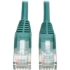 Picture of Tripp Lite 6ft Cat5e / Cat5 Snagless Molded Patch Cable RJ45 M/M Green 6'