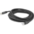 Picture of AddOn 150ft RJ45 Black Cat5E Direct Burial FTP Patch Cable