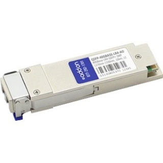 Picture of AddOn MSA and TAA Compliant 40GBase-LR4 QSFP+ Transceiver (SMF, 1270nm to 1330nm, 10km, LC, DOM)