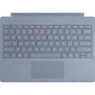 Picture of Microsoft Signature Type Cover Keyboard/Cover Case Microsoft Surface Pro (5th Gen), Surface Pro 3, Surface Pro 4, Surface Pro 6, Surface Pro 7 Tablet - Ice Blue