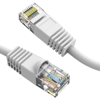 Picture of Axiom 200FT CAT6 UTP 550mhz Patch Cable Snagless Molded Boot (White)