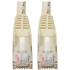 Picture of Tripp Lite Cat6 GbE Gigabit Ethernet Snagless Molded Patch Cable UTP White RJ45 M/M 6in 6"