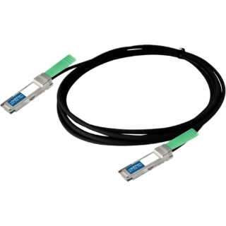 Picture of AddOn Cisco QSFP-H40G-CU.5M Compatible TAA Compliant 40GBase-CU QSFP+ to QSFP+ Direct Attach Cable (Passive Twinax, 0.5m)
