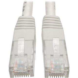 Picture of Tripp Lite Cat6 Cat5e Gigabit Molded Patch Cable RJ45 M/M 550MHz White 20ft