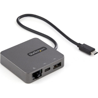 Picture of StarTech.com USB-C Multiport Adapter - USB 3.1 Gen 2 Type-C Mini Dock - USB-C to 4K HDMI or 1080p VGA - 10Gbps USB-A & USB-C, Ethernet