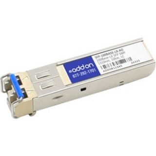 Picture of AddOn MSA and TAA Compliant 100Base-LX SFP Transceiver (SMF, 1310nm, 10km, LC)