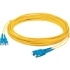 Picture of AddOn 65m SC (Male) to SC (Male) Straight Yellow OS2 Duplex Plenum Fiber Patch Cable