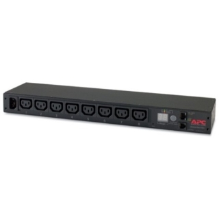 Picture of APC by Schneider Electric Rack PDU, Metered, 1U, 12A/208V, 10A/230V, (8) C13