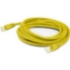 Picture of AddOn 5ft RJ-45 (Male) to RJ-45 (Male) Straight Yellow Cat5e UTP PVC Copper Patch Cable