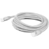 Picture of AddOn 2ft RJ-45 (Male) to RJ-45 (Male) Straight White Cat6A UTP PVC Copper Patch Cable