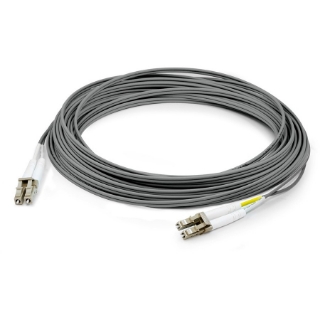 Picture of AddOn 3m LC (Male) to LC (Male) Violet OM4 Duplex Fiber OFNR (Riser-Rated) Patch Cable