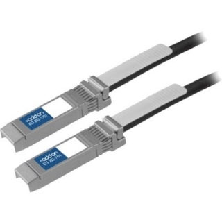 Picture of AddOn Cisco SFP-H10GB-CU5M to Palo Alto Networks PAN-SFP-PLUS-CU-5M Compatible TAA Compliant 10GBase-CU SFP+ to SFP+ Direct Attach Cable (Passive Twinax, 5m)