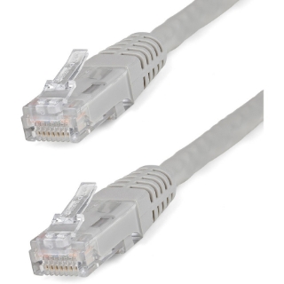 Picture of StarTech.com 35ft CAT6 Ethernet Cable - Gray Molded Gigabit - 100W PoE UTP 650MHz - Category 6 Patch Cord UL Certified Wiring/TIA