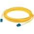 Picture of AddOn 88m LC (Male) to LC (Male) Straight Yellow OS2 Duplex Plenum Fiber Patch Cable