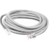 Picture of AddOn 64ft RJ-45 (Male) to RJ-45 (Male) White Cat6 UTP PVC Copper Patch Cable