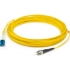 Picture of AddOn 3m LC (Male) to ST (Male) Yellow OS2 Duplex Fiber TAA Compliant OFNR (Riser-Rated) Patch Cable