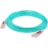 Picture of AddOn 38m SC (Male) to SC (Male) Straight Aqua OM4 Duplex LSZH Fiber Patch Cable