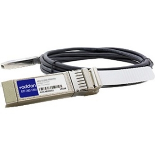 Picture of AddOn Cisco SFP-H10GB-CU7M to Arista Networks CAB-SFP-SFP-7M Compatible TAA Compliant 10GBase-CU SFP+ to SFP+ Direct Attach Cable (Passive Twinax, 7m)