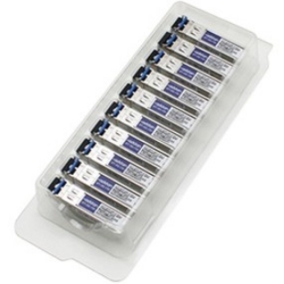 Picture of AddOn 10-Pack of Cisco GLC-LH-SM Compatible TAA Compliant 1000Base-LX SFP Transceiver (SMF, 1310nm, 10km, LC)