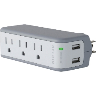 Picture of Belkin Mini Surge Protector with USB Charger