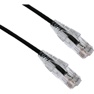 Picture of Axiom 8FT CAT6 BENDnFLEX Ultra-Thin Snagless Patch Cable 550mhz (Black)