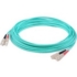 Picture of AddOn 68m SC (Male) to SC (Male) Straight Aqua OM4 Duplex Fiber OFNR (Riser-Rated) Patch Cable