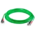 Picture of AddOn 3m ST (Male) to ST (Male) Green OM1 Duplex Plenum-Rated Fiber Patch Cable