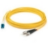 Picture of AddOn 1m LC (Male) to ST (Male) Yellow OM1 Duplex Fiber OFNR (Riser-Rated) Patch Cable