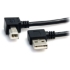 Picture of StarTech.com 3 ft A Right Angle to B Right Angle USB Cable - M/M