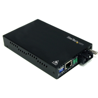 Picture of StarTech.com 10/100 Mbps Multi Mode Fiber Media Converter SC 2 km