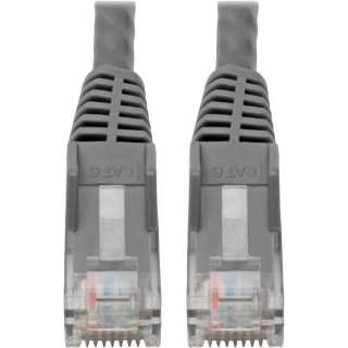 Picture of Tripp Lite Cat6 GbE Snagless Molded Patch Cable UTP Gray RJ45 M/M 6in 6"