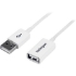 Picture of StarTech.com 1m White USB 2.0 Extension Cable A to A - M/F