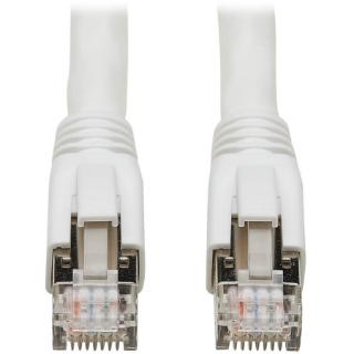 Picture of Tripp Lite Cat8 Patch Cable 25G/40G Certified Snagless M/M PoE White 6ft