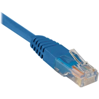 Picture of Tripp Lite 7ft Cat5e / Cat5 350MHz Molded Patch Cable RJ45 M/M Blue 7'